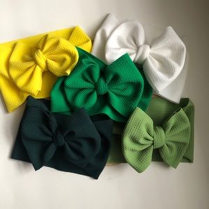 Headwrap bows